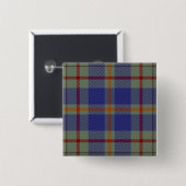 Kildare Landkreis Irish Tartan Button (Vorne & Hinten)