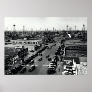 KILGORE TEXAS ÖLFELD C. 1938 POSTER