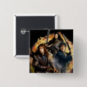 Kili, BILBO BAGGINS™ & THORIN OAKENSHIELD™ Art Button (Vorne & Hinten)