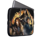 Kili, BILBO BAGGINS™ & THORIN OAKENSHIELD™ Art Laptopschutzhülle (Vorne Rechts)