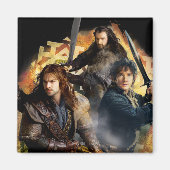 Kili, BILBO BAGGINS™ & THORIN OAKENSHIELD™ Art Magnet (Vorne)