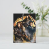 Kili, BILBO BAGGINS™ & THORIN OAKENSHIELD™ Art Postkarte (Stehend Vorderseite)