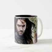 KILI DEN DWARF™ mit Namen Zweifarbige Tasse (VorderseiteRechts)