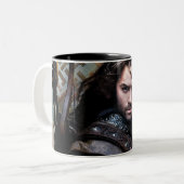 KILI DEN DWARF™ mit Namen Zweifarbige Tasse (Vorderseite Links)