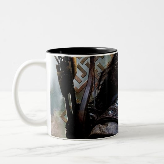 KILI DEN DWARF™ mit Namen Zweifarbige Tasse (Links)