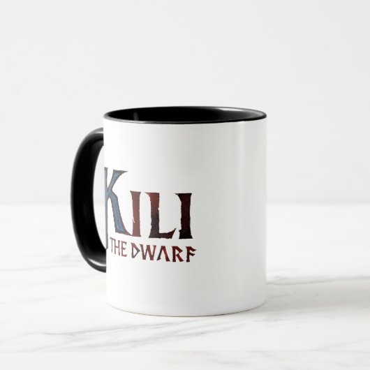 KILI DEN DWARF™-Namen Tasse (Vorderseite Links)