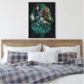 Kili & Fili über Erebor Leinwanddruck (Insitu (Schlafzimmer))