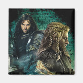 Kili & Fili über Erebor Magnet (Vorne)