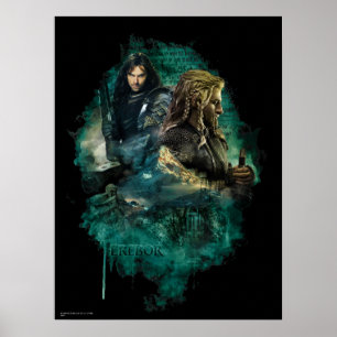 Kili & Fili über Erebor Poster