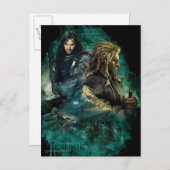 Kili & Fili über Erebor Postkarte (Vorne/Hinten)