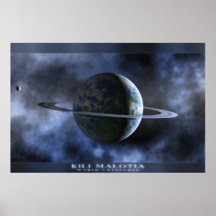 Kili Malotia - Welt unberührt Poster