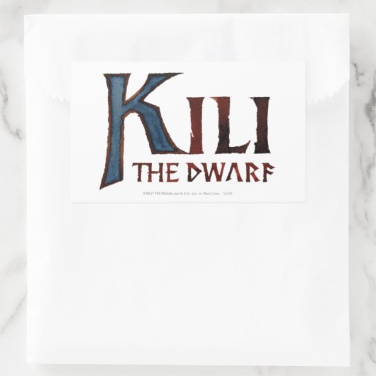 Kili Name Rechteckiger Aufkleber (Tasche)