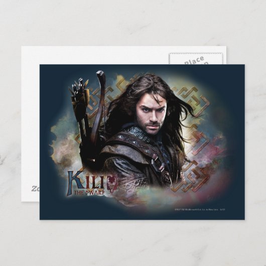 KILI THE DWARF™ With Name Postkarte (Vorne/Hinten)