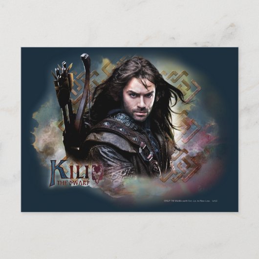 KILI THE DWARF™ With Name Postkarte (Vorderseite)