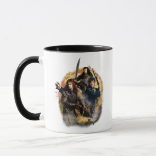 Kili, THORIN OAKENSHIELD™, & BAGGINS™ Graphic Tasse