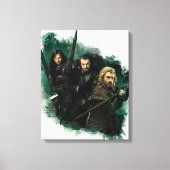 Kili, THORIN OAKENSHIELD™, & Fili Graphic Leinwanddruck (Vorderseite)