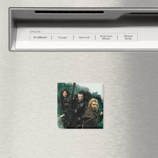 Kili, THORIN OAKENSHIELD™, & Fili Graphic Magnet (In Situ (Geschirrspüler))