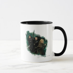 Kili, THORIN OAKENSHIELD™, & Fili Graphic Tasse
