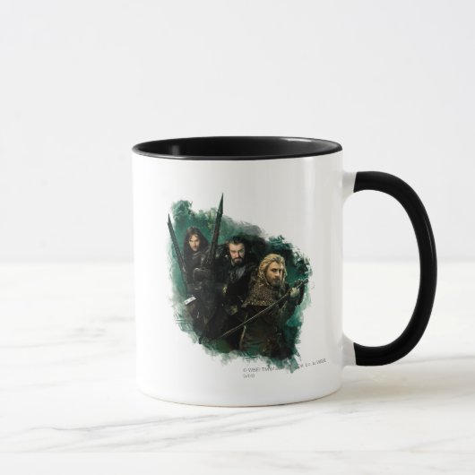 Kili, THORIN OAKENSHIELD™, & Fili Graphic Tasse (Rechts)
