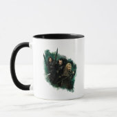 Kili, THORIN OAKENSHIELD™, & Fili Graphic Tasse (Links)