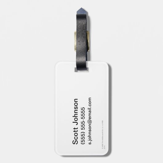 Kili, THORIN OAKENSHIELD™ u. Fili Grafik Gepäckanhänger (Rückseite vertikal)