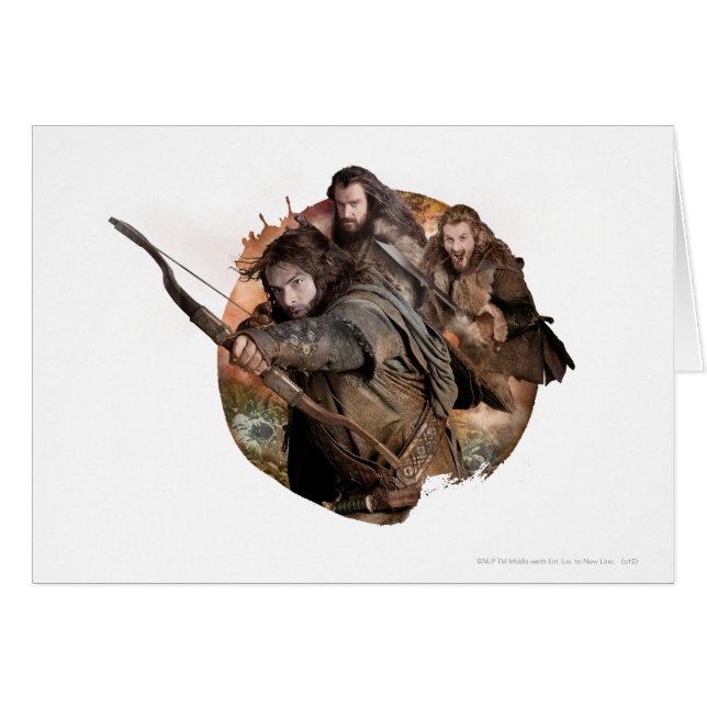 Kili, THORIN OAKENSHIELD™ und Fili (Vorderseite (Horizontal))