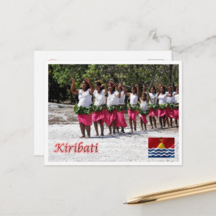 Kilibati - Dansers - Panorama - Postkarte
