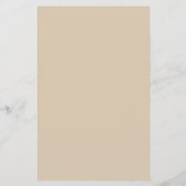 Kilim Beige Solid Color Flyer (Hinten)