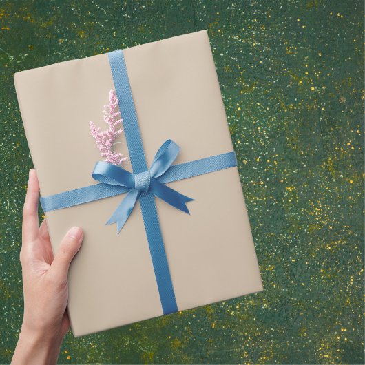 Kilim Beige Solid Color Geschenkpapier