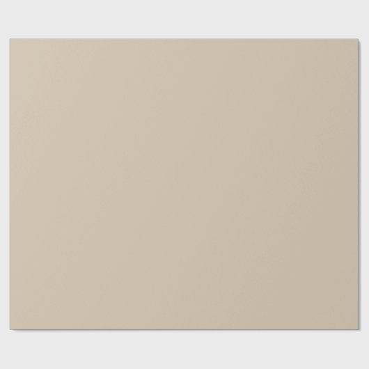 Kilim Beige Solid Color Geschenkpapier (Flach)