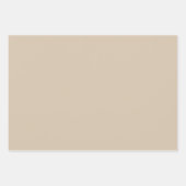 Kilim Beige Solid Color Geschenkpapier Set (Vorderseite)