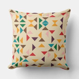 Kilim-Dreieck-Beige Kissen