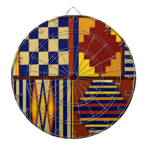 Kilim-Gebetsteppich-Design Dartscheibe