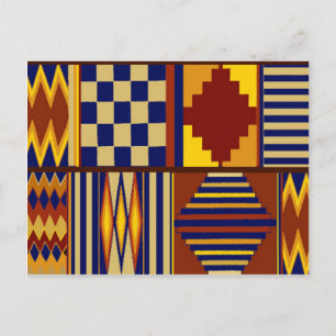 Kilim-Gebetsteppich-Design Postkarte