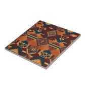 Kilim Inspiriert Muster Tile für Kitchenette Backs Fliese (Seite)