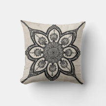 Kilim Lumbar Mandala Pillows: Ethnische Schönheit