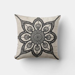 Kilim Lumbar Mandala Pillows: Ethnische Schönheit Kissen