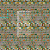 Kilim Pas Stoff (Kachel)