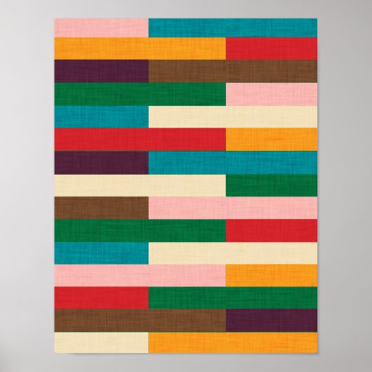 Kilim Pattern Poster (Vorne)