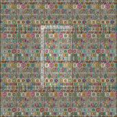 kilim pembe stoff (Kachel)