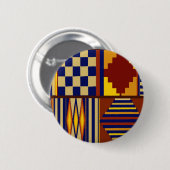 Kilim Prayer Rug Design Button (Vorne & Hinten)