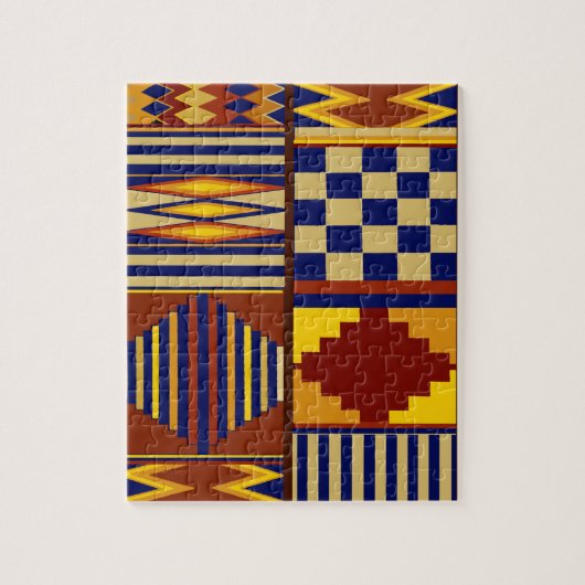 Kilim Prayer Rug Design Puzzle (Vertikal)