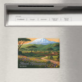 Kilimandscharo Tansania Magnet (In Situ (Geschirrspüler))