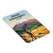 Kilimandscharo Tansania Magnet (Rechte Seite)