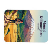 Kilimandscharo Tansania Magnet (Horizontal)