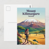 Kilimandscharo Tansania Postkarte (Vorne/Hinten)