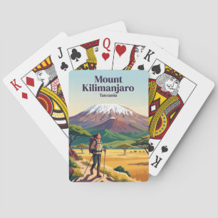 Kilimandscharo Tansania Spielkarten