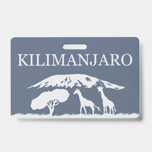 Kilimanjaro (blau) ausweis (Vorderseite)