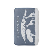 Kilimanjaro (blau) badematte (Vorderseite Vertikal)