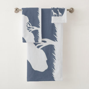 Kilimanjaro (blau) badhandtuch set